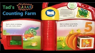 Leap Frog Tad&rsquo;s Counting Farm Toy - Learn to Count from 1-5 Baby Activity Story Book