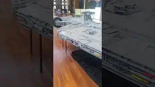 Lego Star Wars 800k Piece Moff Gideon's Light Cruiser by Aaron Monaghan and Martin Harris at BV 2023