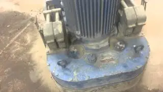 Terrco Grinder 3100 SPV Removing Glue and Coating from Concrete Floors Montreal