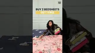 Buy 2 Bedsheets and Get 1 FREE at Vaaree. The sale ends on 30th November!#vaaree #decor #bedsheets