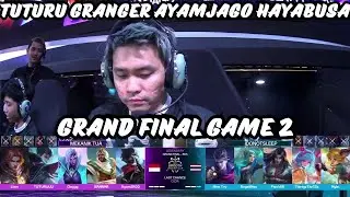 TUTURU GRANGER AYAMJAGO HAYABUSA‼️MEKANIK TUA INDONESIA vs IDONOTSLEEP THAILAND GAME2‼️GRAND FINAL