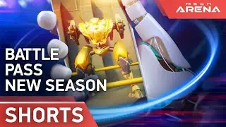 🦗Tengu-Grasshopper! | Legendary Mantis Skin | Battle Pass Season 11 | Mech Arena Teaser #shorts