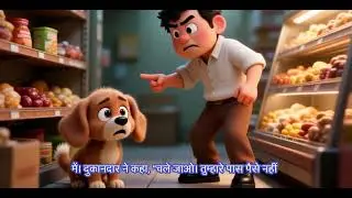 A Poor Puppy’s Tears Changed His Life Forever 😭 @KahaniVerse1mint 