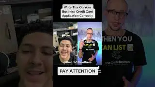 Write This On A Business Credit Card Application Correctly