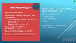 Increasing Business Profits Using Gross Margins: Accounting Clarity for Entrepreneurs Series #4