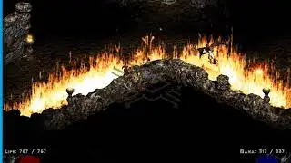 Diablo 2 - Blaze sorc in Halls of Vaught