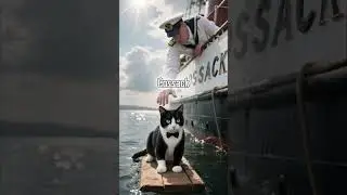 🐈🚢 Кот, переживший три кораблекрушения &mdash; Правдивая история #historyshorts #ancienthistory #shorts...