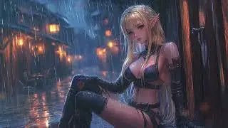 Fantasy Medieval Space - Peaceful Rain Ambience, Music for Gamers, Enchanted Witch