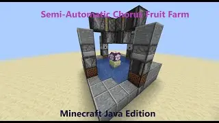 How To Make A Semi-Automatic Chorus Fruit Farm In Minecraft Java Edition