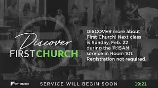 First Church Live | 8:15AM Service