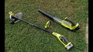 Ryobi 18V String Trimmer/Edger and Jet Fan Blower + Four Years Later Thoughts