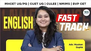 Law Entrance Fast Track Batch 2026 | English Lecture 1 | By Adv. Muskan Gupta