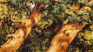 Итоги июня 2023&nbsp;г. Вышивка крестиком . Дубовая роща. Лука С.