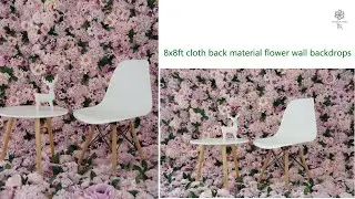 New design flower wall backdrop cloth bottom material artificial floral backdrops