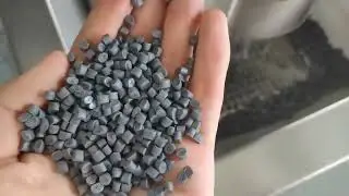 Waste plastic PP PE granulating pelletizing machine