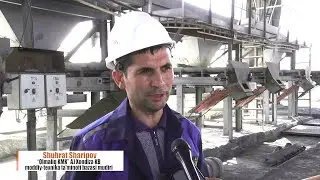 Qo’rg’oshin konsentrati eksportga.