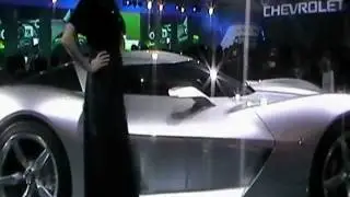 GM Corvette Stingray Concept Showcased At Auto Expo 2012