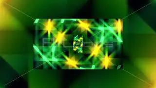 Infinite Green and yellow Lights Zooming in - Erandistic - AVloops
