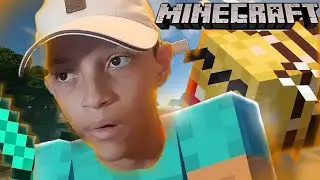 MINECRAFT AS ABELHAS FICARAM COM RAIVA DE MIM!! FIQUEI EM UM BLOCO S&Oacute;...EP-6-EPIC CRAFT!!