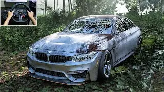 Rebuilding BMW M4 GTS 1198HP Forza Horizon 5 Logitech G29 Stering Wheel Gameplay
