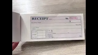 Compact, Money & Rent Receipt Book