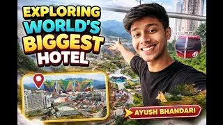  World ka sabse bada hotel tur Ayushbhandari ne kiya #ayushbhandari #vlogging #vlog #video #youtube 