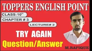 Class 10th II Chapter 3 II Lecture 2 II Try Again