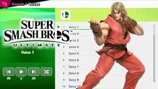 Ken Voices - Super Smash Bros Ultimate