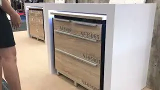REPON 35D65 demo soft close drawer slides.