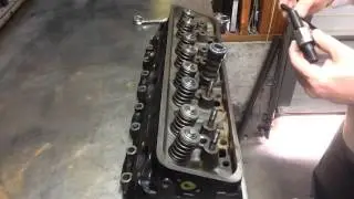 Removing pressed in rocker studs on Chevy Vortec heads
