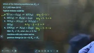 Chemical Equilibrium LEC-2: Types of Pressure (Kinds of Pressure) | JEE/NEET Chemistry