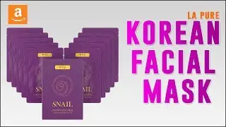 Amazon #1 LA PURE Snail Regeneration Korean Facial Mask