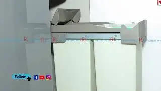 Completed site video Premium Acrylic kitchen 4mm shutter Tinted Glass Blum Drawers - Rjkitchenworld 