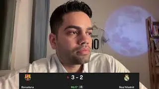 My first ever livestream! Real vs Barca Spanish Supercup Final | Watchalong