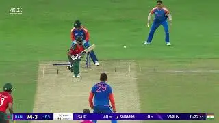 Varun casts his Magic 🪄 | India vs Bangladesh | DP World Asia Cup 2025