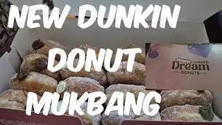 Пробую пончики Dream Dunkin' Donuts | Мукбанг