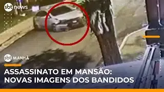 Novas imagens mostram fuga de criminosos após morte de engenheiro em mansão | #SBTManhã (06/06/25)