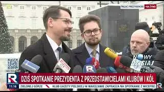 MOCNE SŁOWA PO SPOTKANIU Z PREZYDENTEM! Konfederacja rozmawia o rachunkach, rząd milczy.