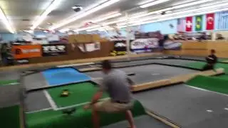 Coral Springs RC Track TRI-TRACK SPRING RUSH SERIES 4WD Mod Buggy A Main 6-21-2015