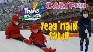 TRANS SNOW WORLD BINTARO | Kak Alesha Main Salju  | CAMFun Official