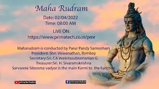 Maha Rudram - Paroor Samooham - LIVE
