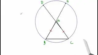 Isosceles Triangle Proving Base Angle Tidbits