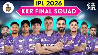IPL 2026 | Kolkata Knight Riders FinalSquad | KKR Squad for IPL 2026 | KKR Player List for IPL 2026
