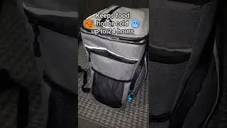 Insulated Cooler Backpack is a summer must have! #cooler #coolerbackpack #camping #forparents #deals