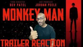 MONKEY MAN NEW MOVIE TRAILER REACTION! | Dev Patel | Jordan Peele | Indian Action Movie