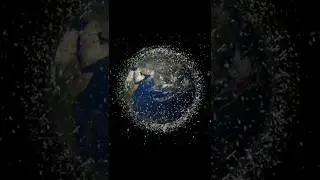 Earth&rsquo;s Dangerous Space Junk Problem!#shorts #universe
