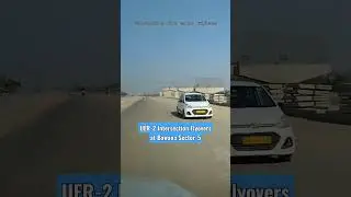 UER-2 Intersection with Bawana Sector 5 #shorts #civilengineering #uer2 #nhai #flyover