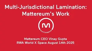 Multi-Jurisdictional Lamination: Mattereum's Work