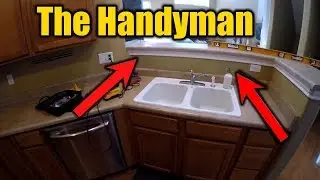 How To Cut Down A Split Level Kitchen Counter top | THE HANDYMAN |