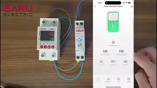 Disyuntor inteligente Tuya WiFi MCB 1P + N 63A temporizador energ&iacute;a
